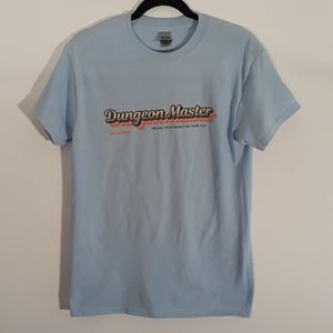 Tee small sky blue Dungeon Master
